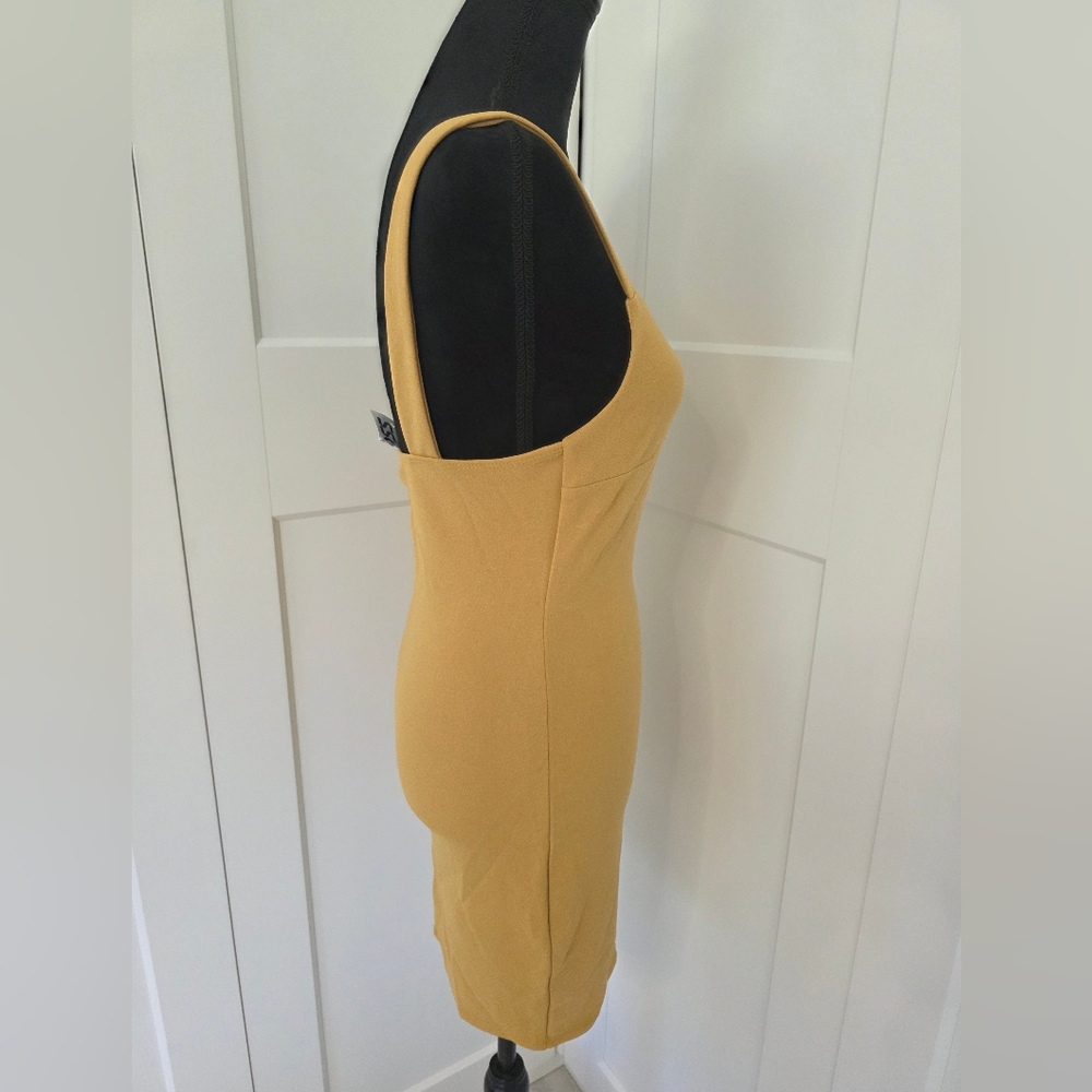 Mind Code Camel Mini Dress - Picture 4 of 6